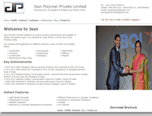 Tablet Screenshot of jsonpolymer.com